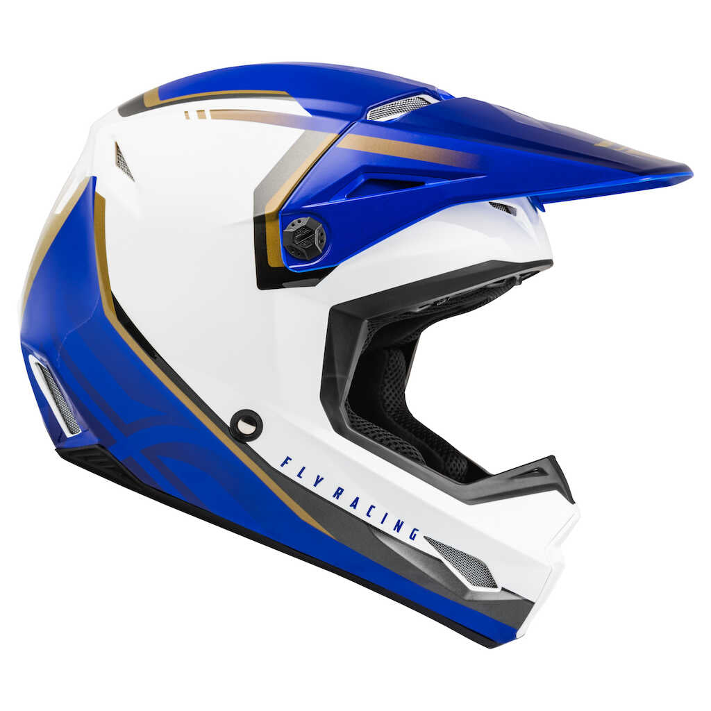 Fly Racing Kinetic Helmet - VISION WHT BLU