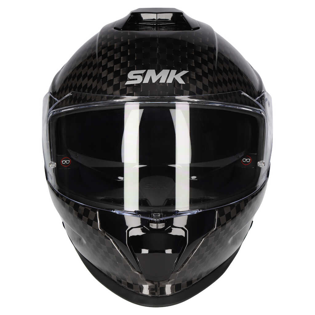 SMK Titan Carbon Helmet - BLACK