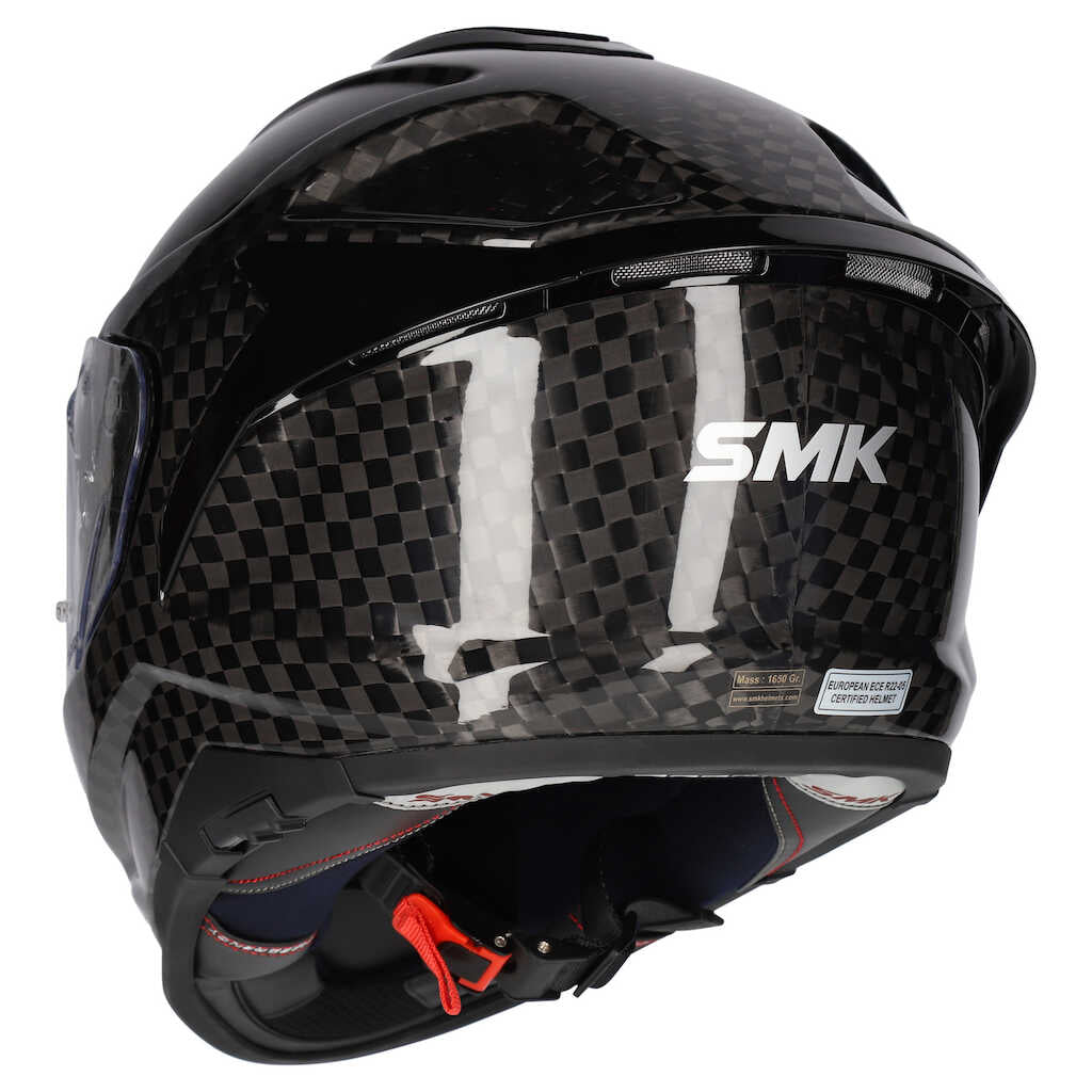 SMK Titan Carbon Helmet - BLACK