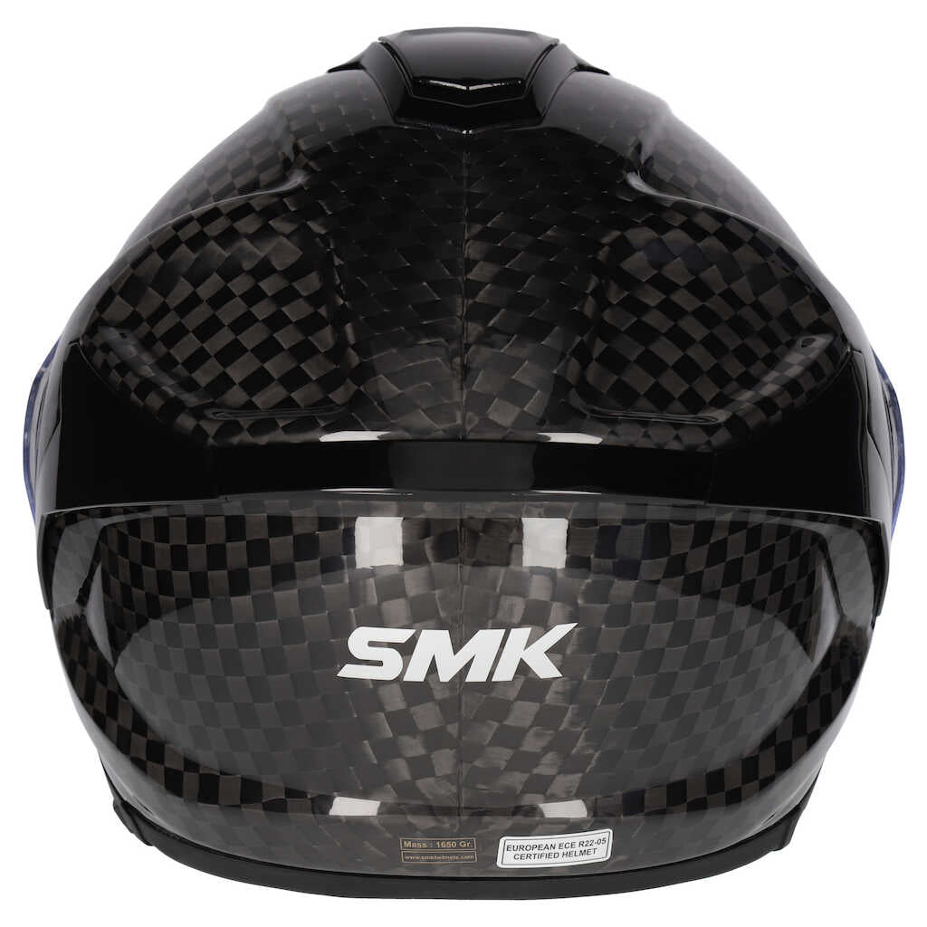 SMK Titan Carbon Helmet - BLACK