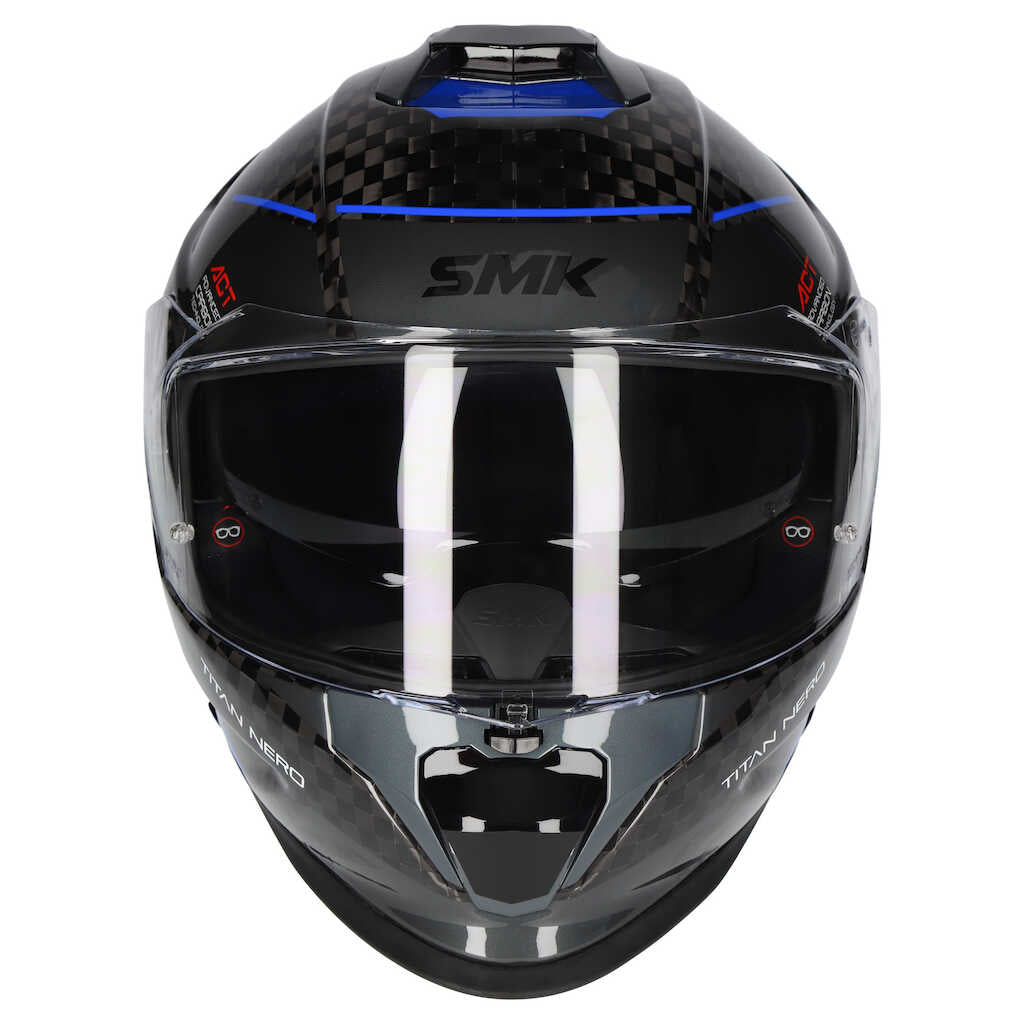 SMK Titan Carbon Helmet - NERO GL256