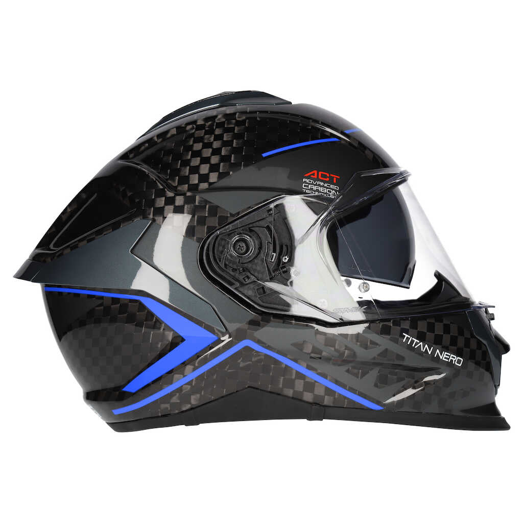 SMK Titan Carbon Helmet - NERO GL256