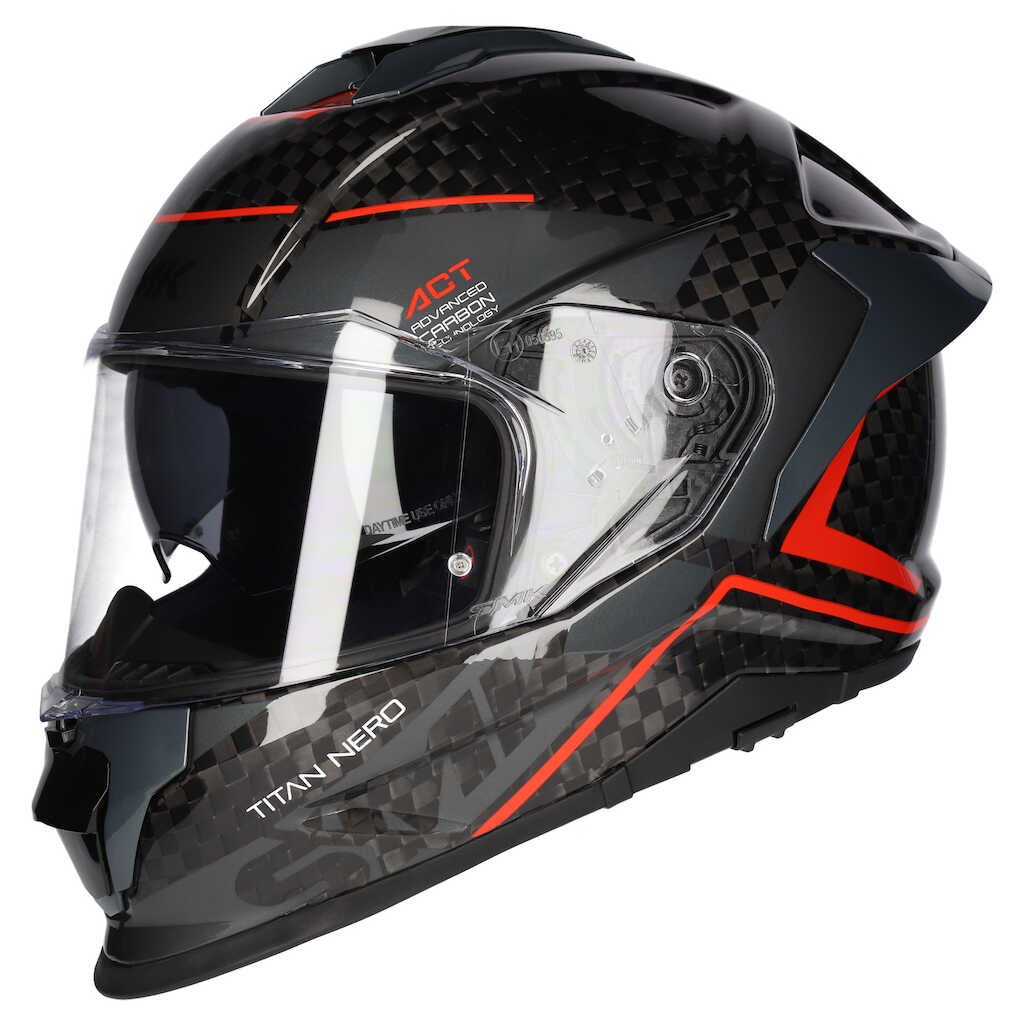 SMK Titan Carbon Helmet - NERO GL263