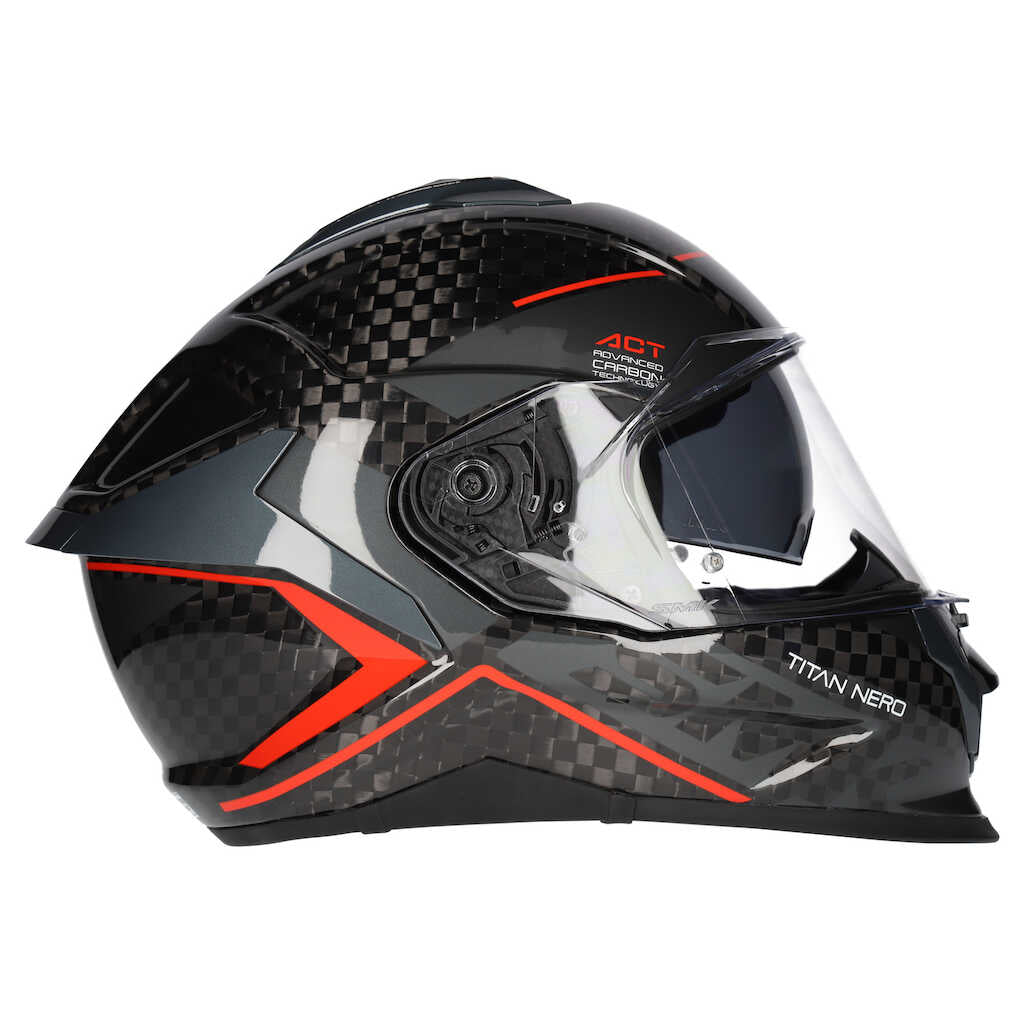 SMK Titan Carbon Helmet - NERO GL263