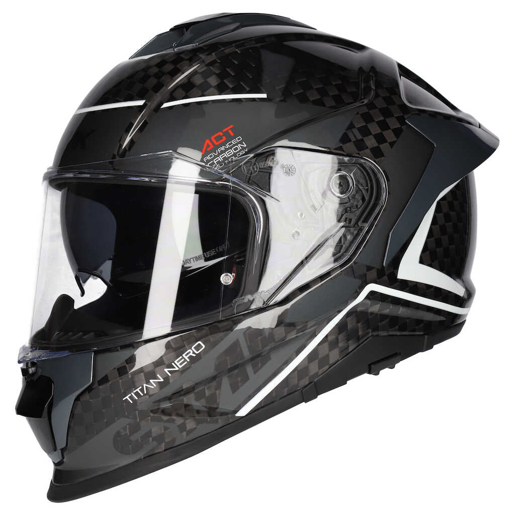 SMK Titan Carbon Helmet - NERO GL261