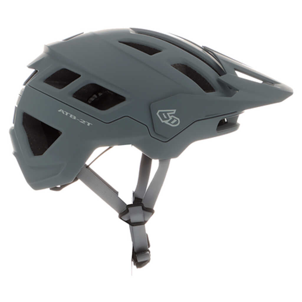 6D ATB-2T Mountain Bike MTB Helmet - ACCENT MT.GREY