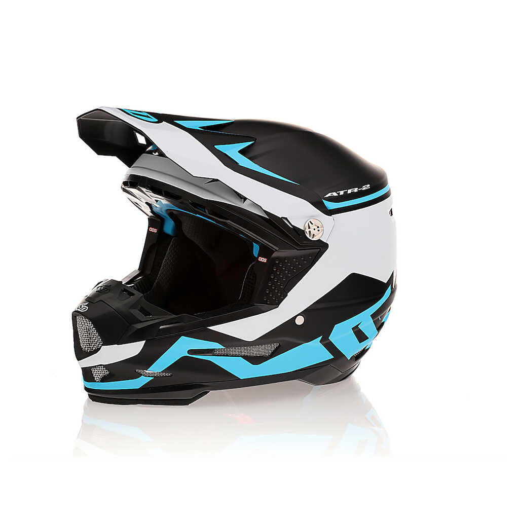 6D ATR-2 Helmet - DRIVE CYAN