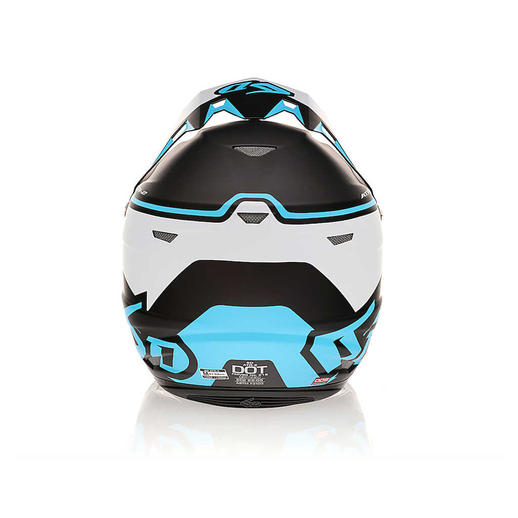 6D ATR-2 Helmet - DRIVE CYAN