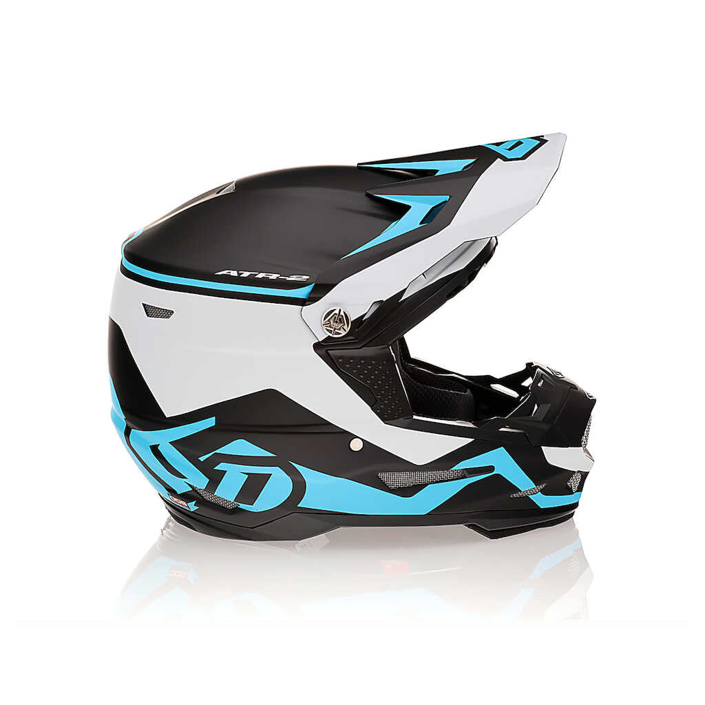 6D ATR-2 Helmet - DRIVE CYAN