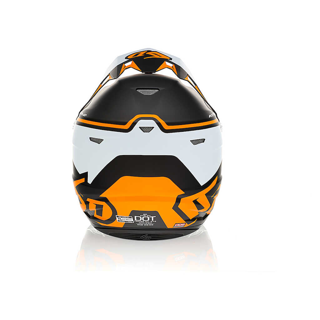 6D ATR-2Y Helmet - DRIVE N.ORANGE