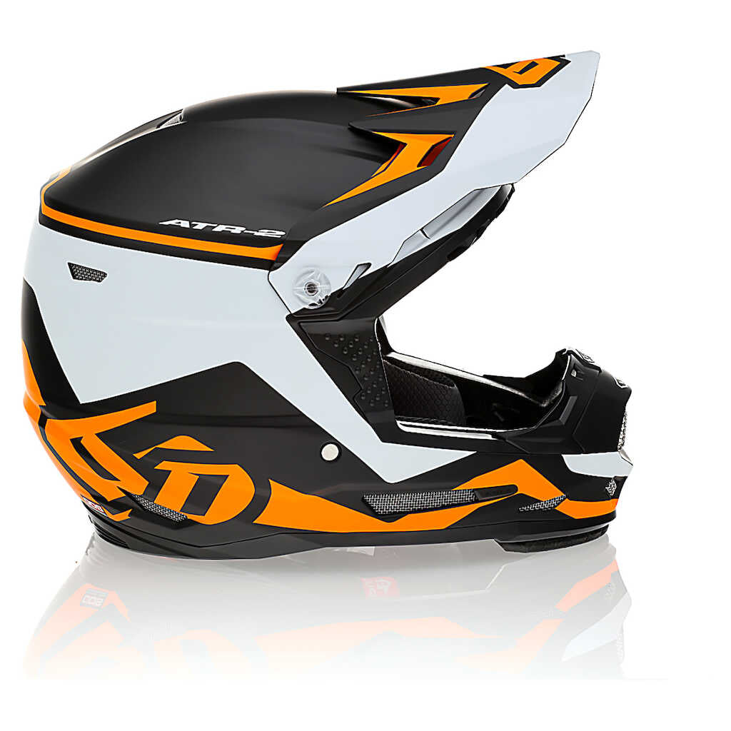 6D ATR-2Y Helmet - DRIVE N.ORANGE