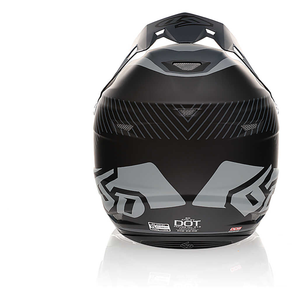 6D ATR-2Y Helmet - FUSION BLACK