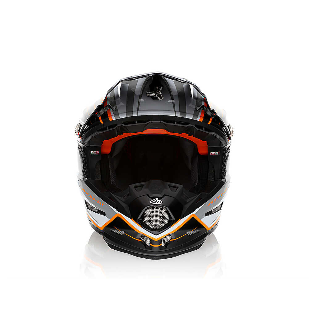 6D ATR-2 Helmet - PHASE WHITE ORG