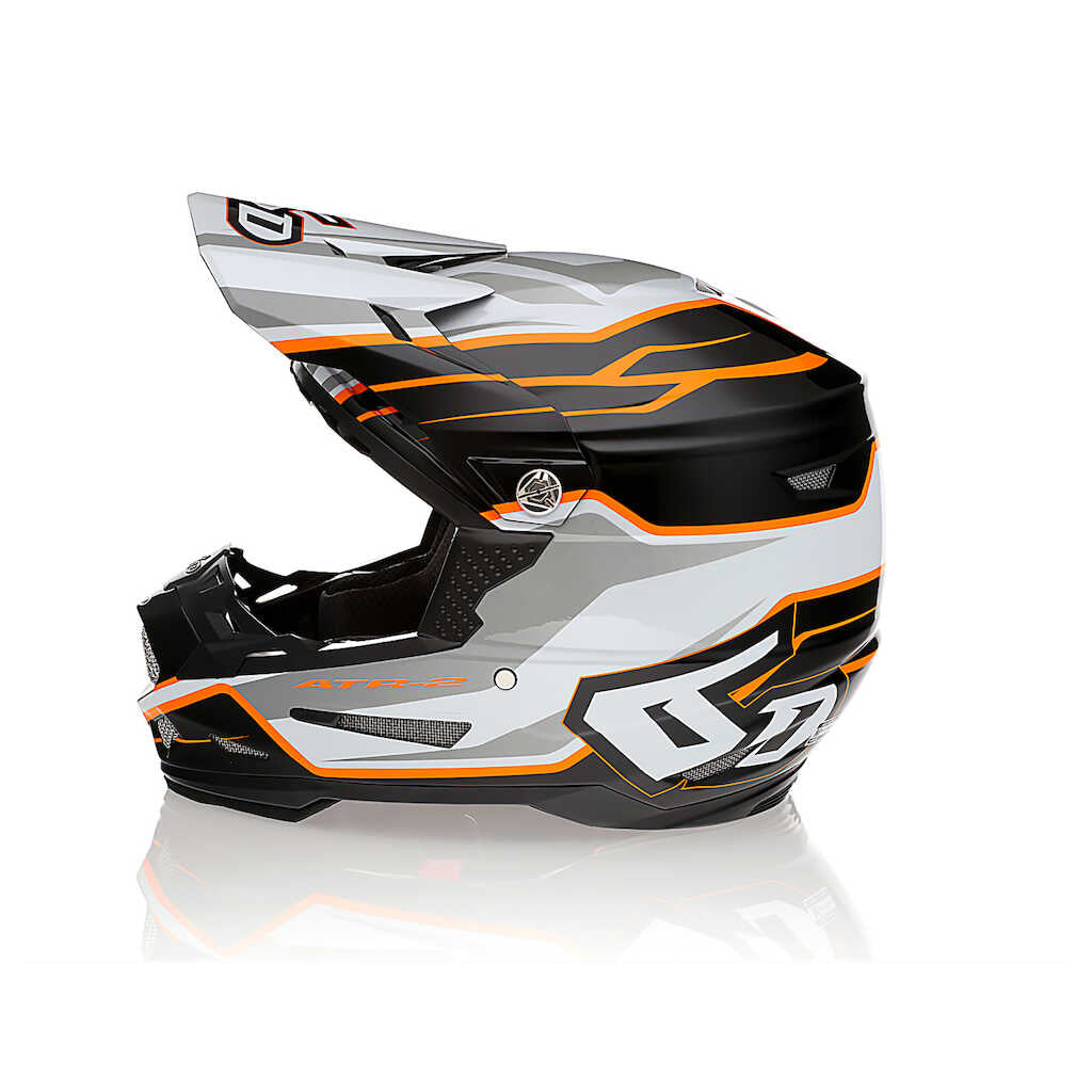 6D ATR-2 Helmet - PHASE WHITE ORG