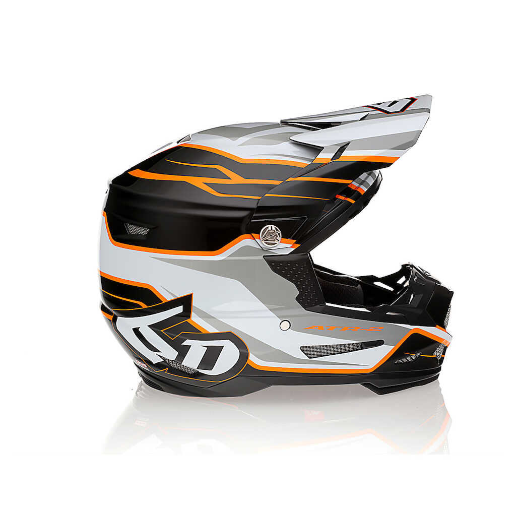 6D ATR-2 Helmet - PHASE WHITE ORG