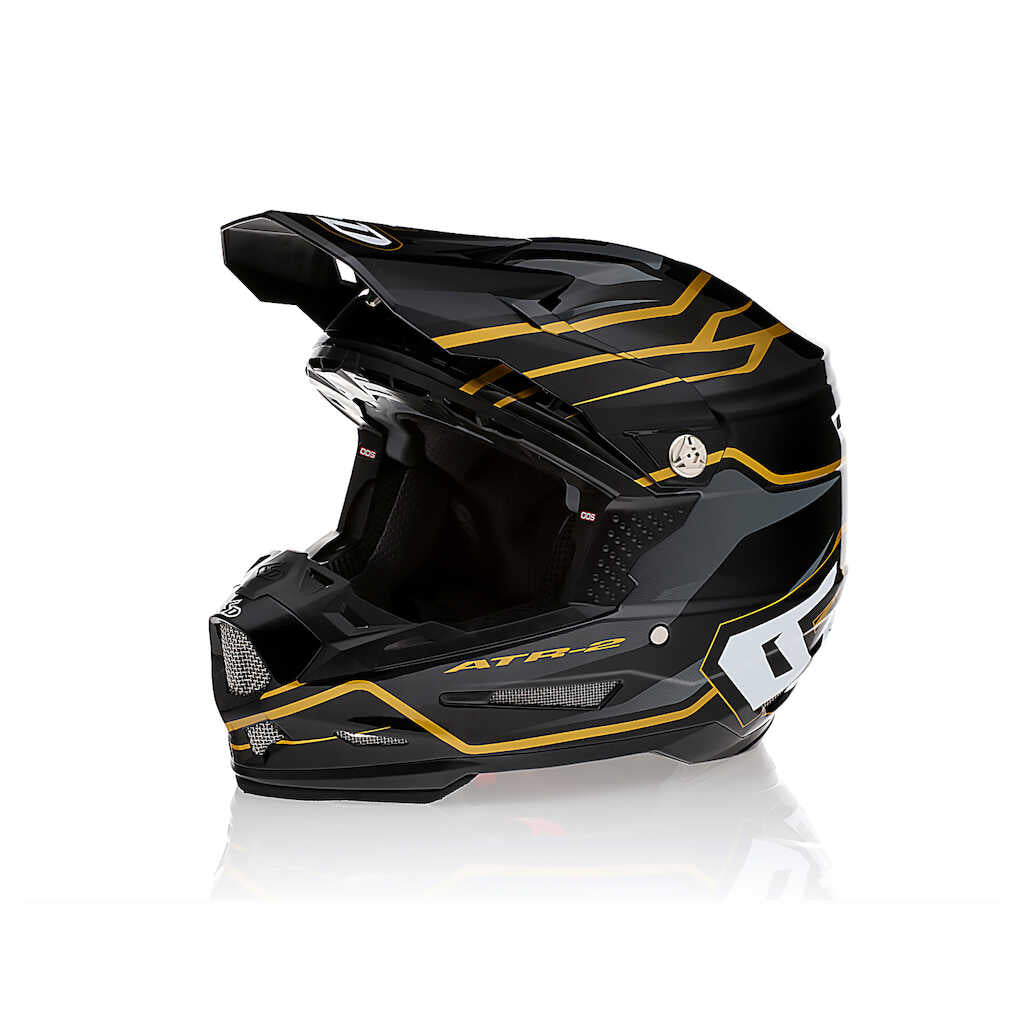 6D ATR-2 Helmet - PHASE BLK GOLD