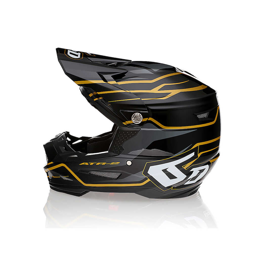 6D ATR-2 Helmet - PHASE BLK GOLD