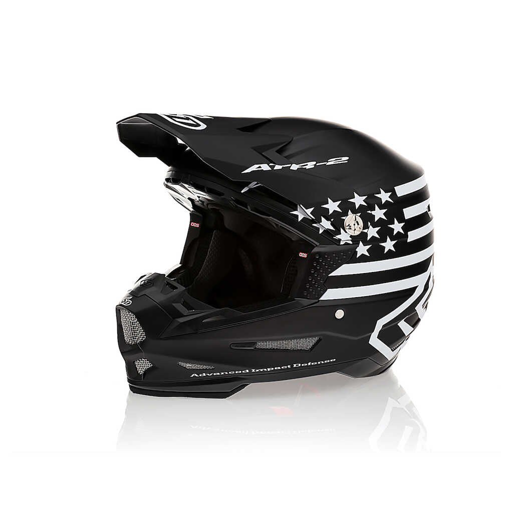 6D ATR-2 Helmet - TACTICAL BLACK