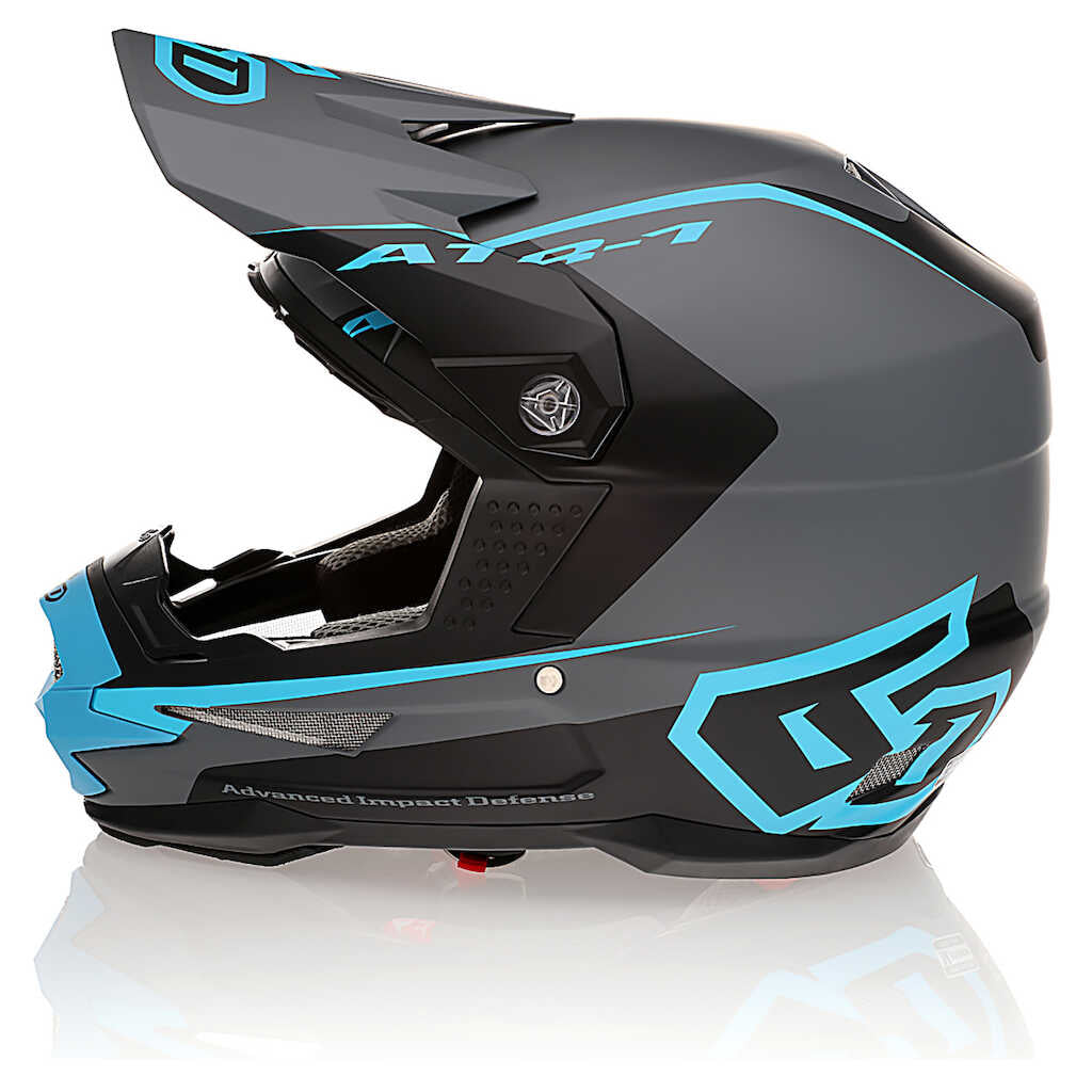 6D ATR-1 Helmet - STEALTH CYAN