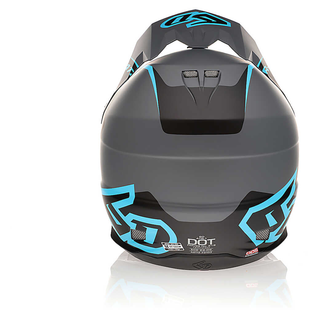 6D ATR-1 Helmet - STEALTH CYAN