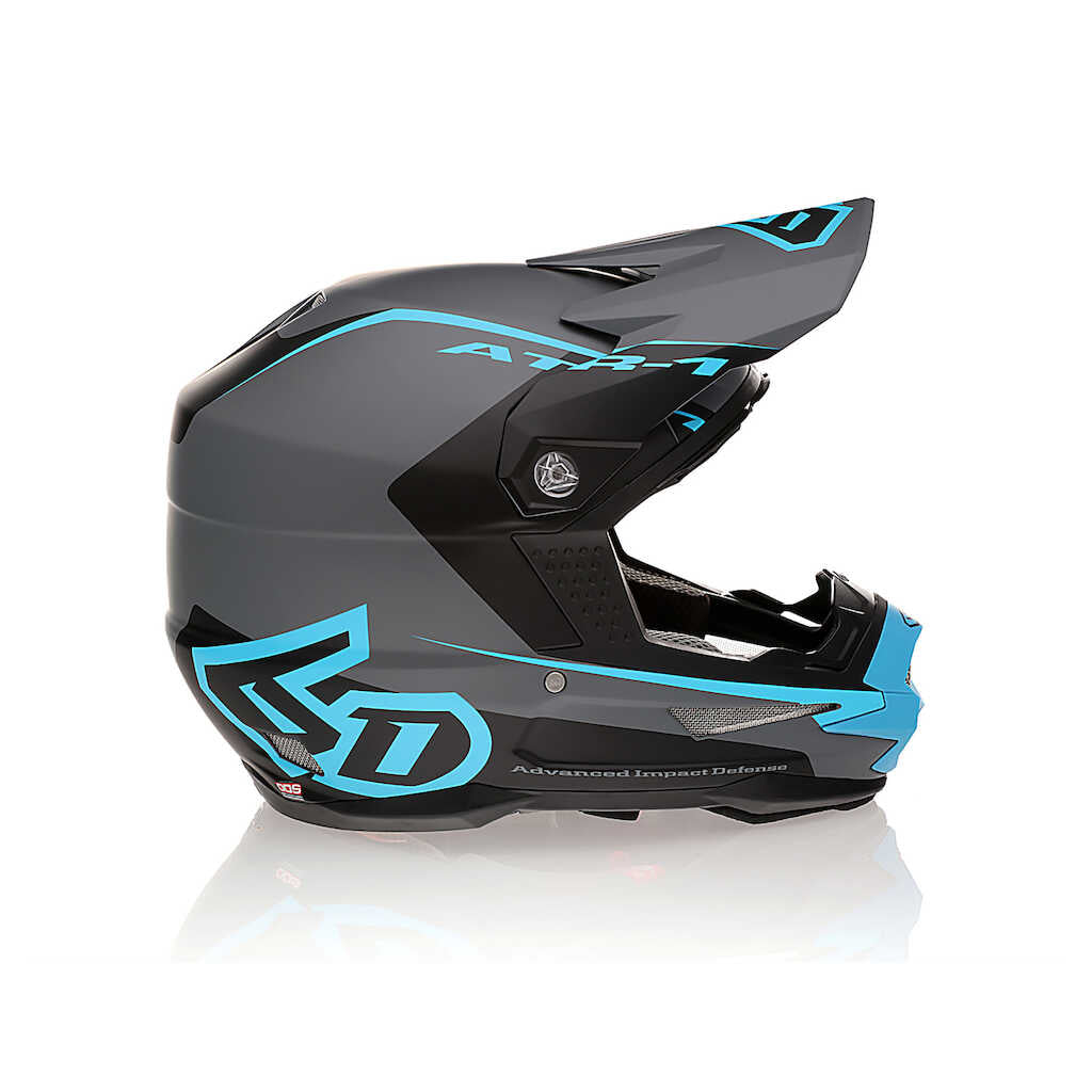 6D ATR-1 Helmet - STEALTH CYAN