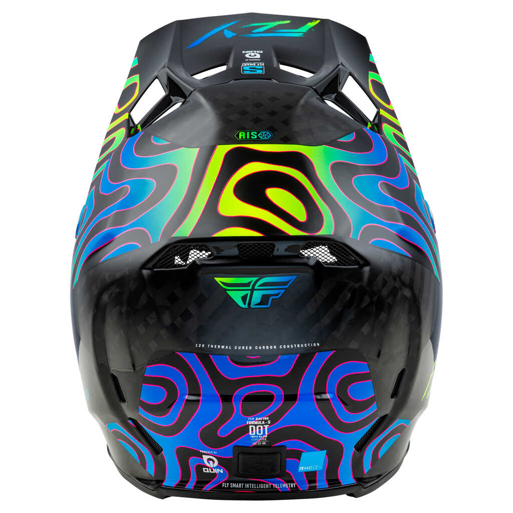 Fly Racing Formula S Helmet - SE ZEN BK BU YL