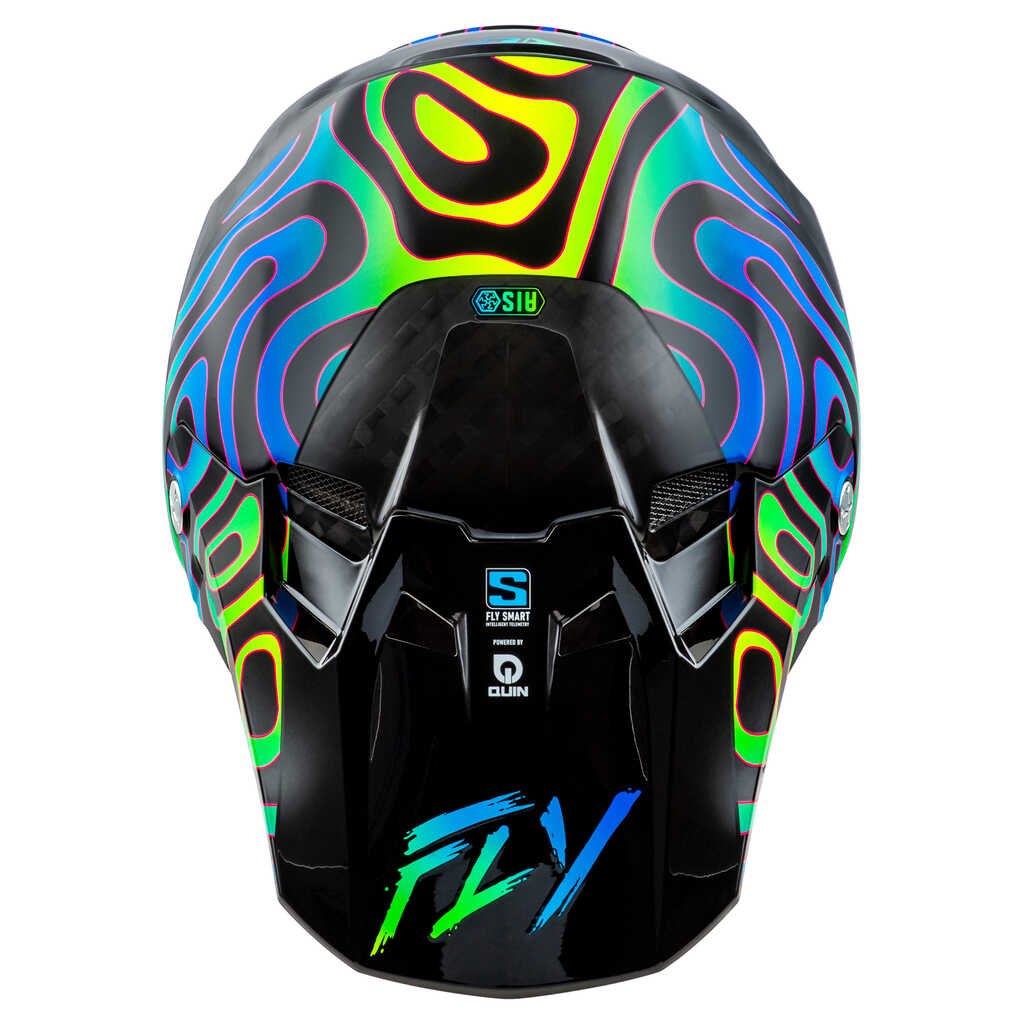 Fly Racing Formula S Helmet - SE ZEN BK BU YL