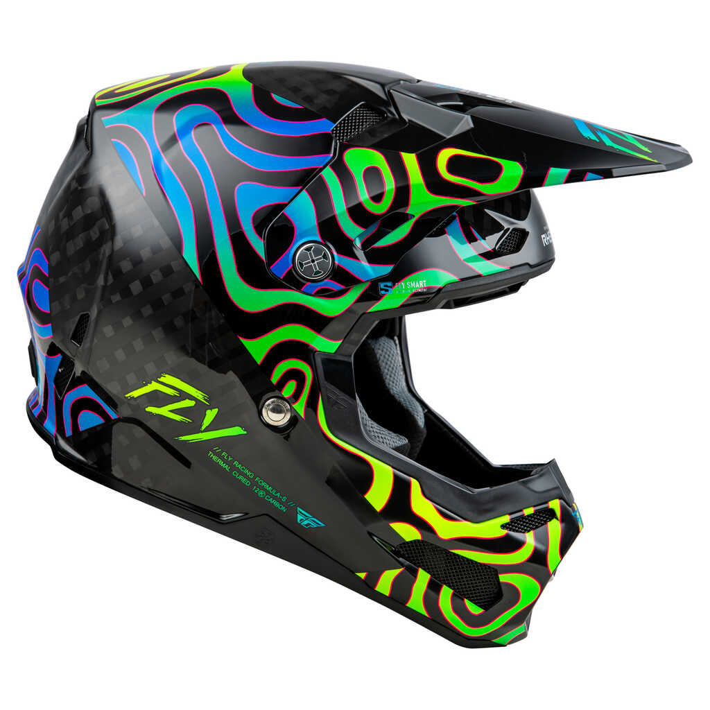 Fly Racing Formula S Helmet - SE ZEN BK BU YL