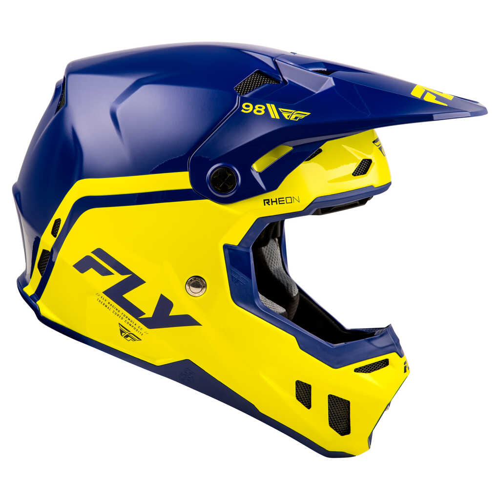 Fly Racing Formula CC Helmet - OBJCTVE NVY YEL