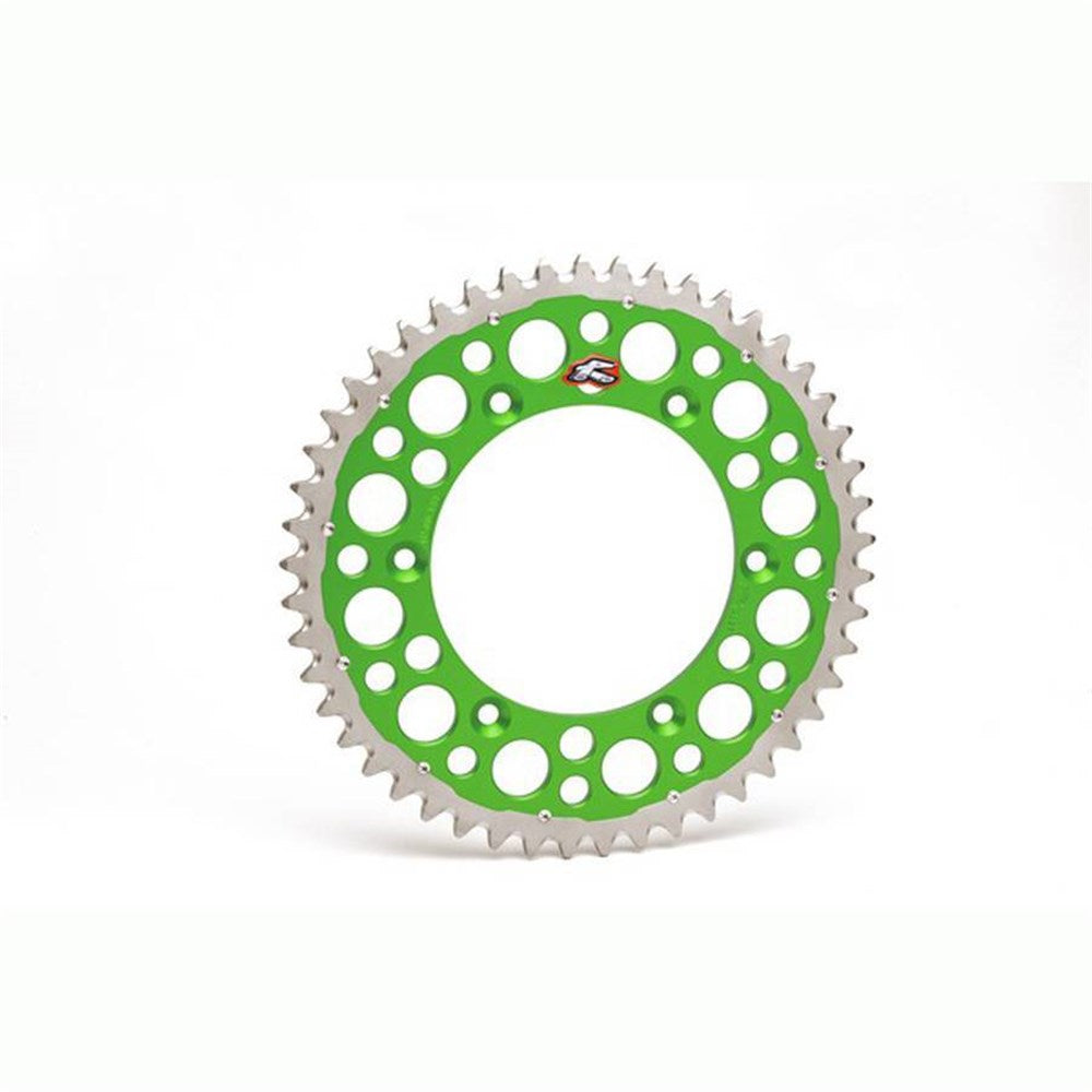 RENTHAL TWINRING REAR SPROCKET GRN 49T (1120-520-49GPGN)
