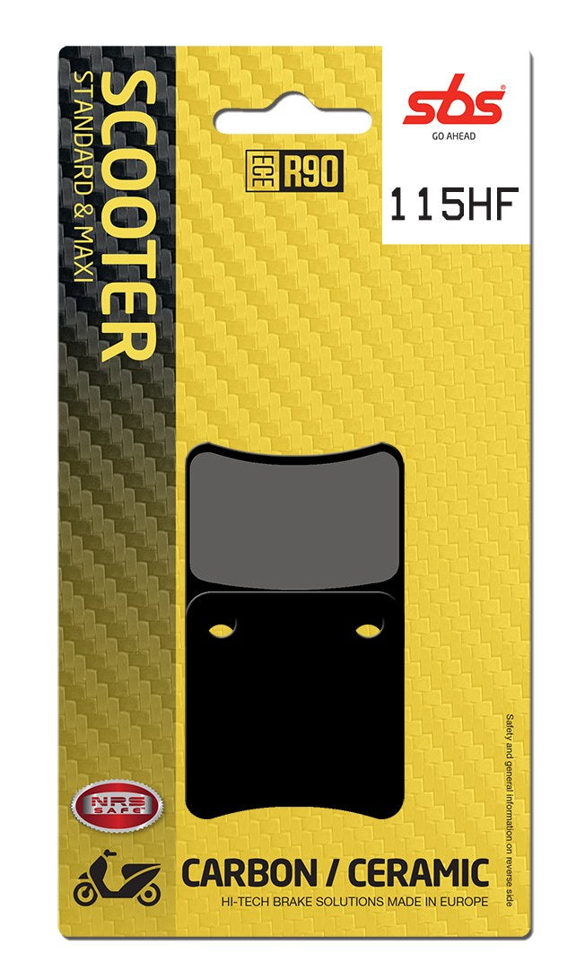 SBS FRICTION - Ceramic Front Scooter Brake Pads (SBS 670) - 115HF-