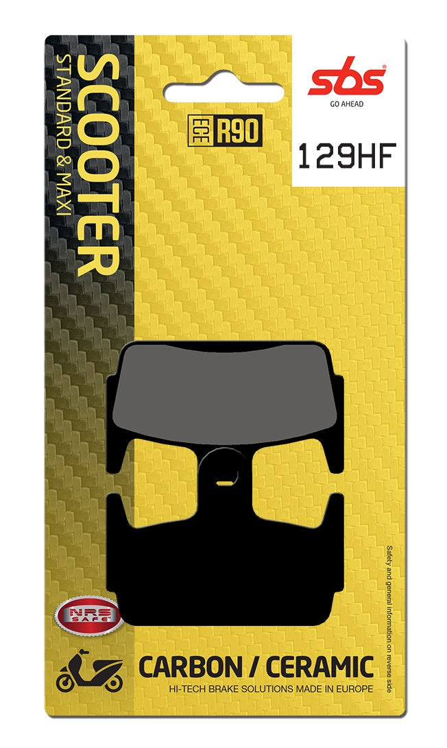 SBS FRICTION - Ceramic Rear Scooter Brake Pads (SBS 710) - 129HF-