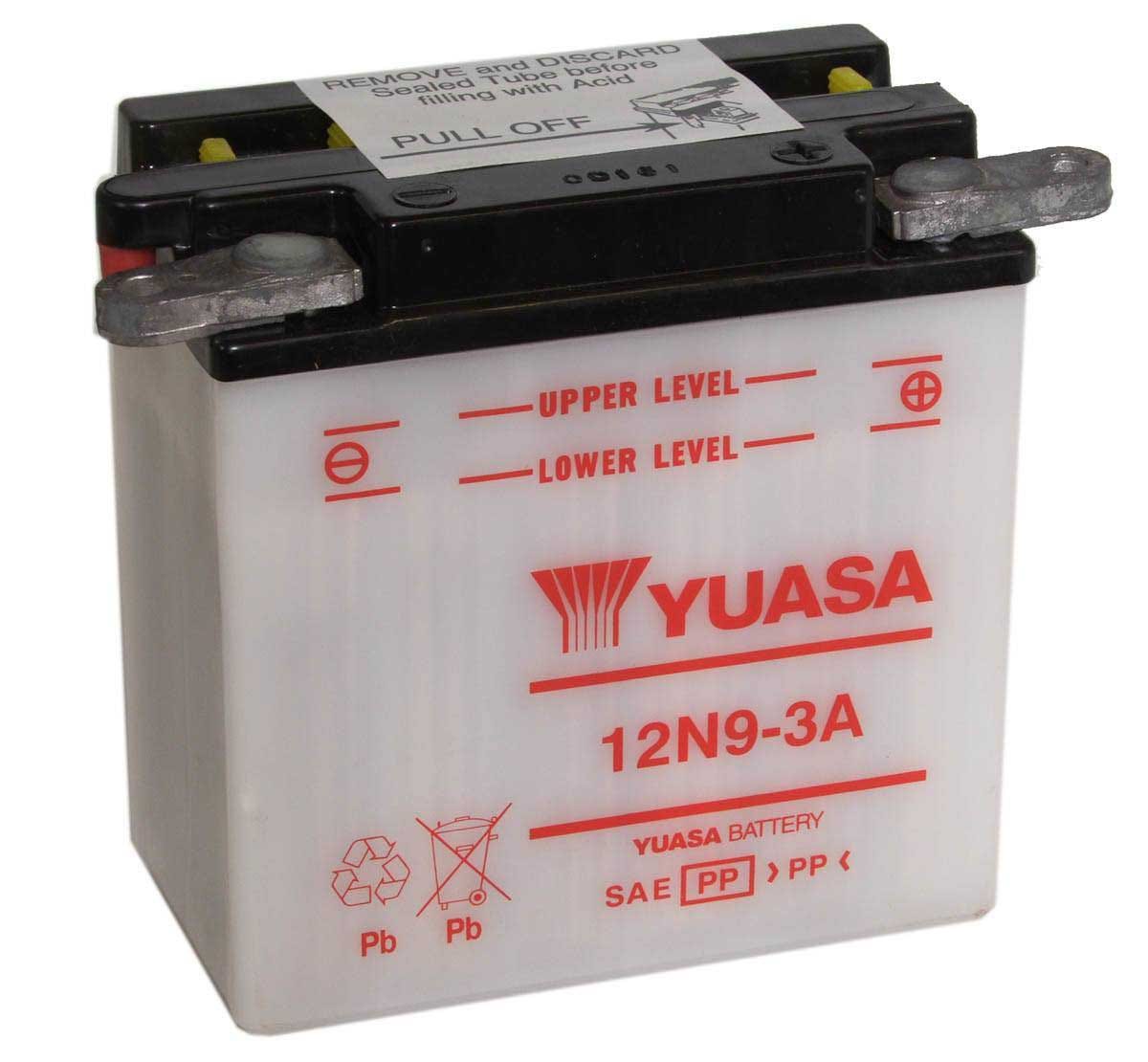 YUASA BATTERY 12N9-3A