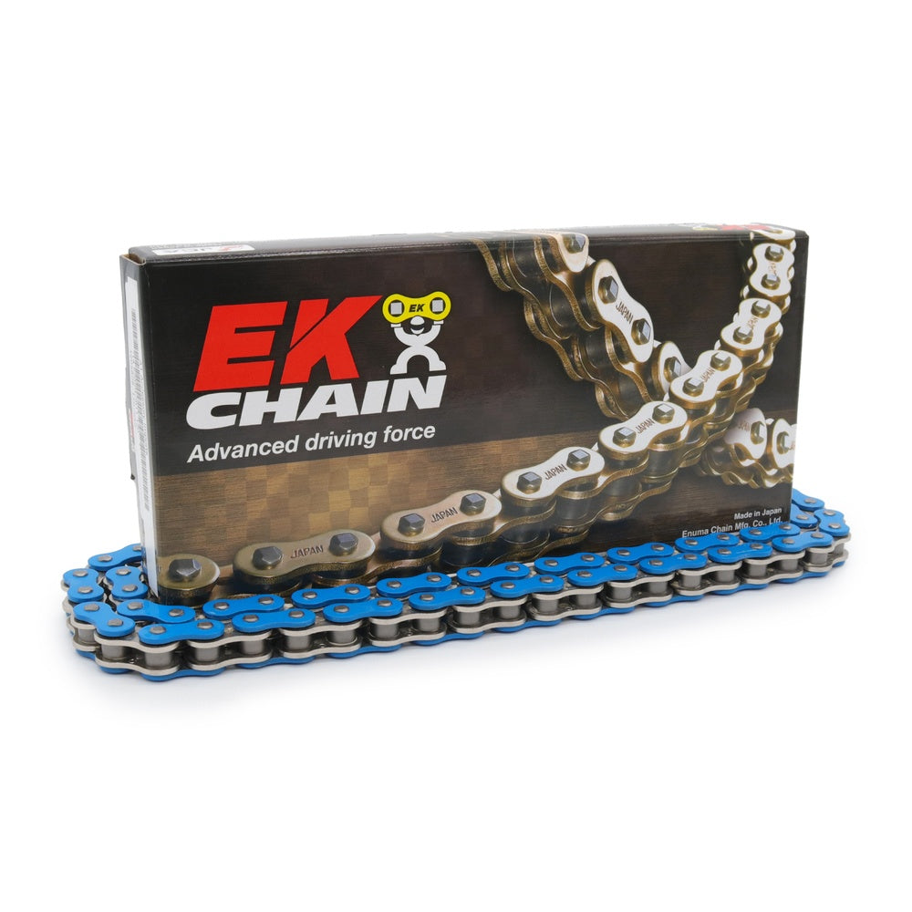 EK 525 NX-Ring Super H/Duty Blue Chain 124L (10)