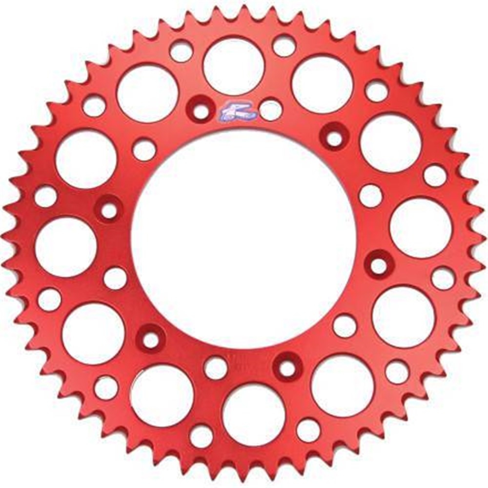 #RENTHAL REAR SPROCKET MX ULTRALIGHT GROOVED RED 50T (WILL BECOME 154U52050GRRD) (154V-520-50GRRD) [ONC01] #