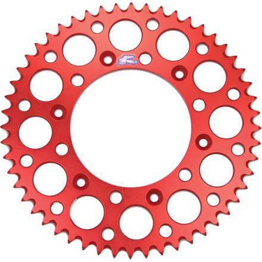 #RENTHAL REAR SPROCKET MX ULTRALIGHT GROOVED RED 51T(WILL BECOME 154U52051GRRD) (154V-520-51GRRD) [ONC01] #