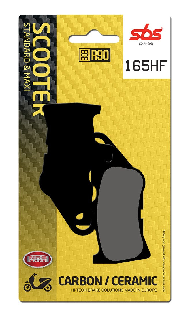 SBS FRICTION - Ceramic Front Scooter Brake Pads (SBS 764) - 165HF-