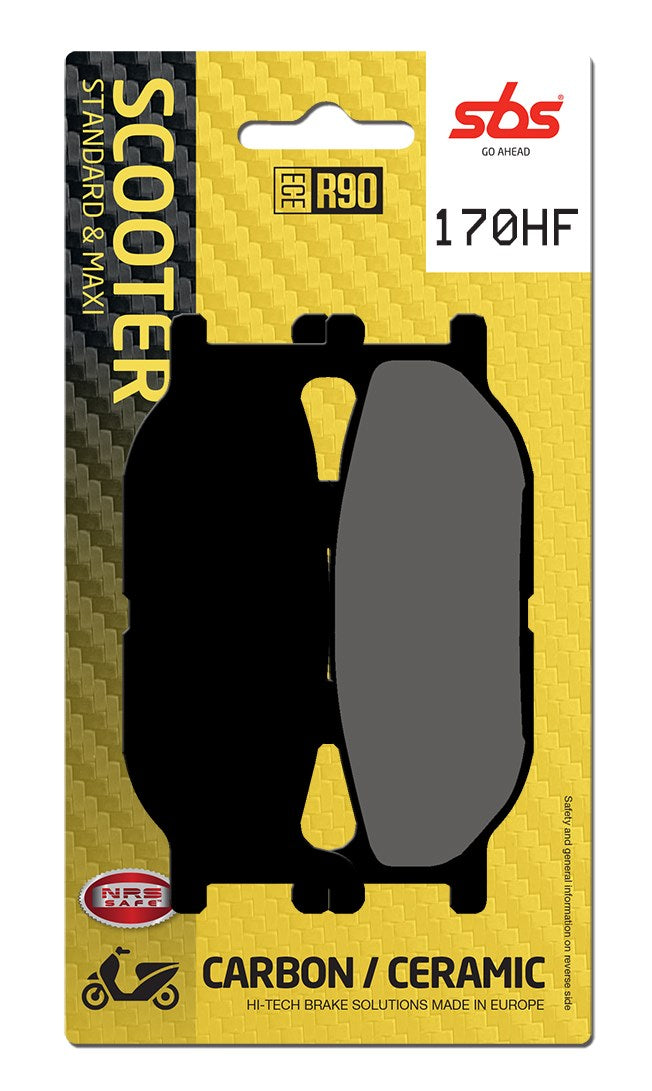 SBS FRICTION - Ceramic Front Scooter Brake Pads (SBS 663) - 170HF-