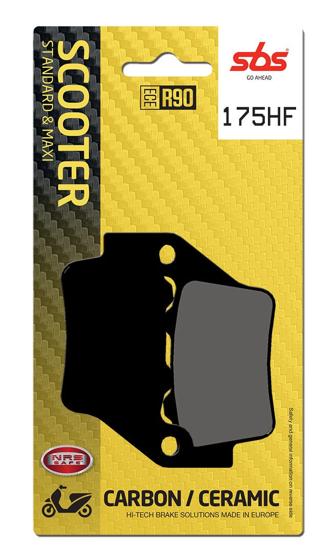 SBS FRICTION - Ceramic Rear Scooter Brake Pads (SBS 675) - 175HF-