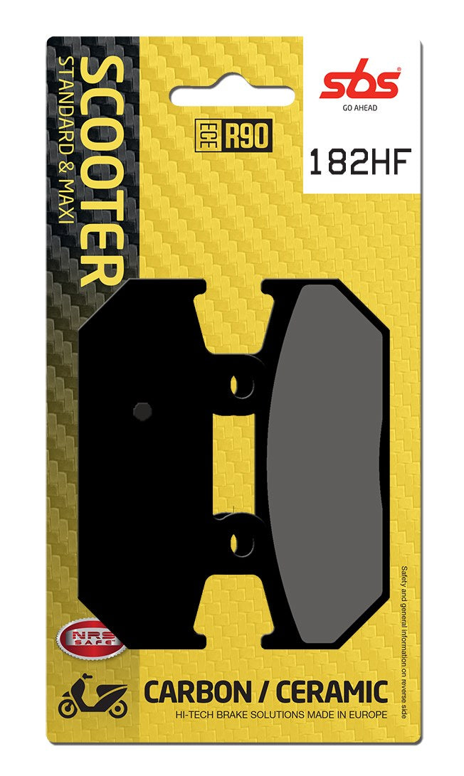 SBS FRICTION - Ceramic Rear Scooter Brake Pads (SBS 804) - 182HF-