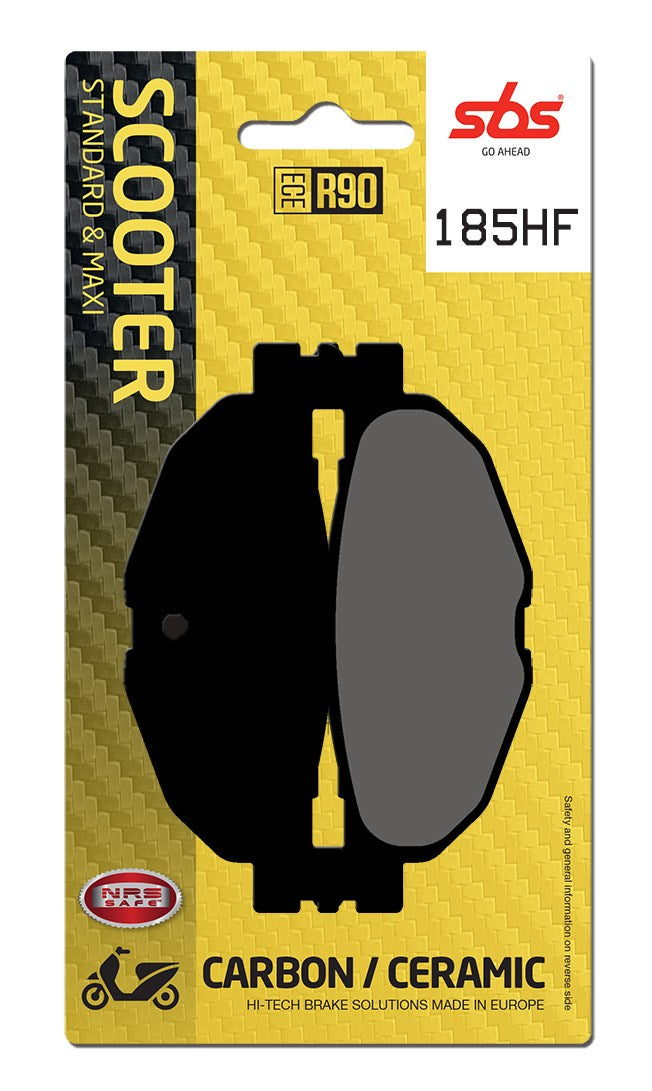 SBS FRICTION - Ceramic Rear Scooter Brake Pads (SBS 812) - 185HF-