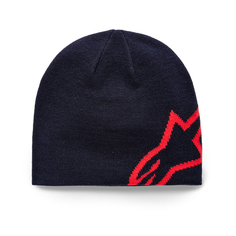 CORP SHIFT BEANIE NAVY/BRIGHT RED