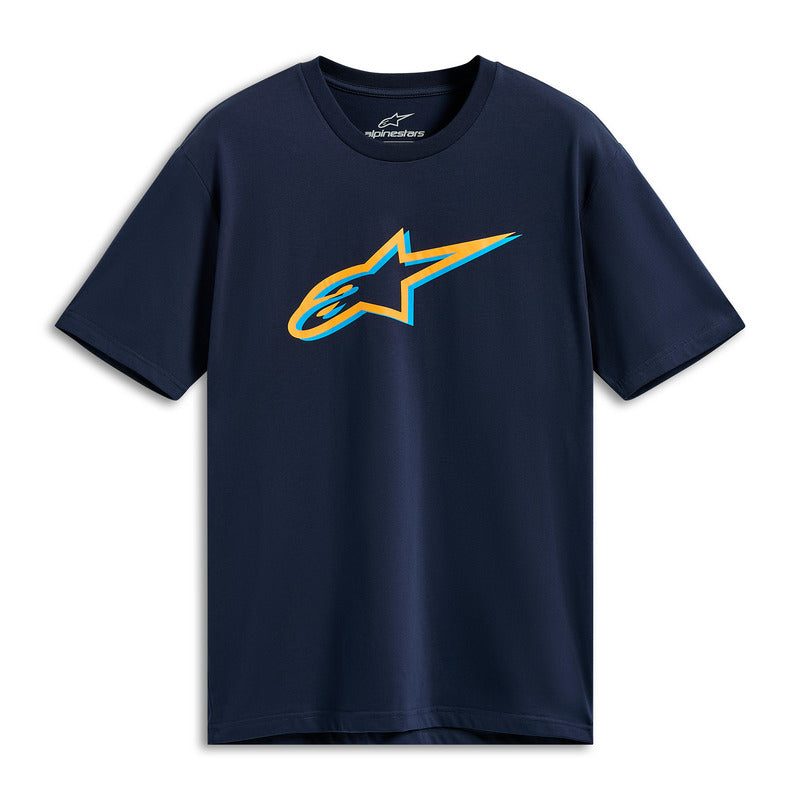 AGELESS SHADOW CSF TEE NAVY/ORANGE