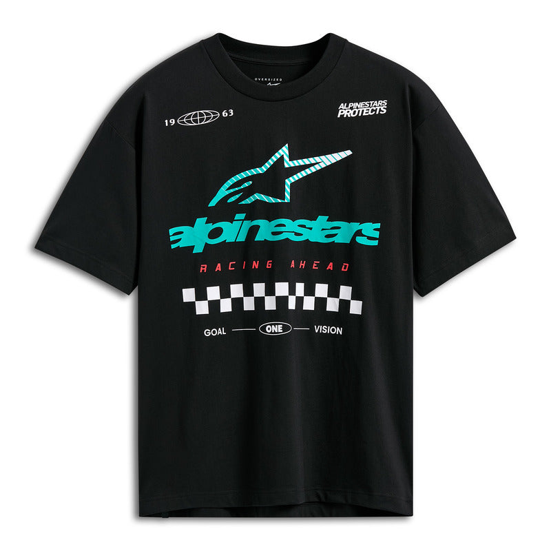 APLOMB OVERSIZED SS CSF TEE BLACK