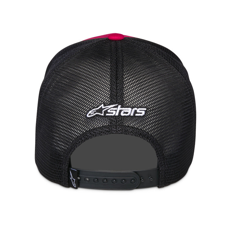 AGELESS SHADOW TRUCKER HAT BLACK-RED