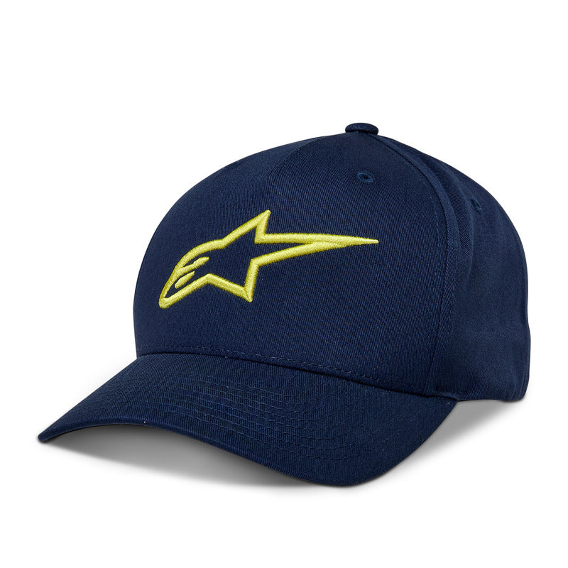 AGELESS SNAPBACK HAT NAVY/HIGH VIS YELLOW