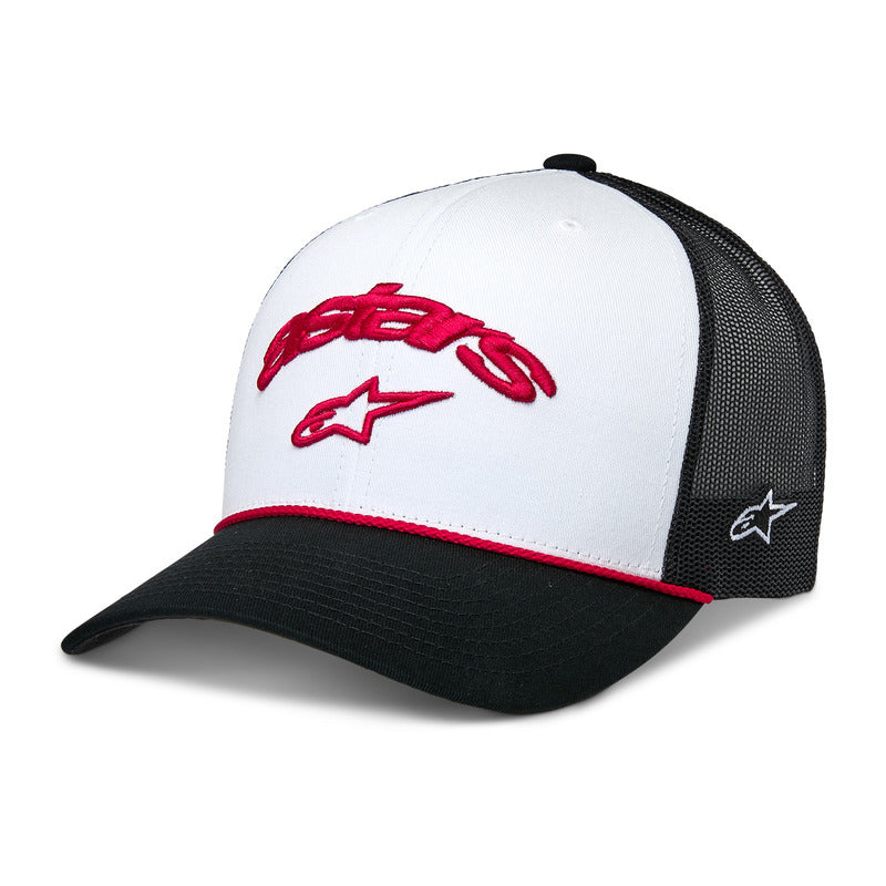 AGREE TRUCKER HAT WHITE/BLACK