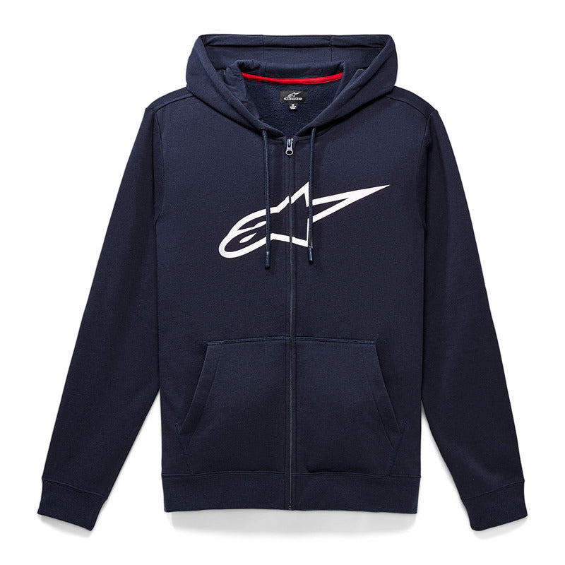 AGELESS ZIP HOODIE V3 NAVY-WHITE
