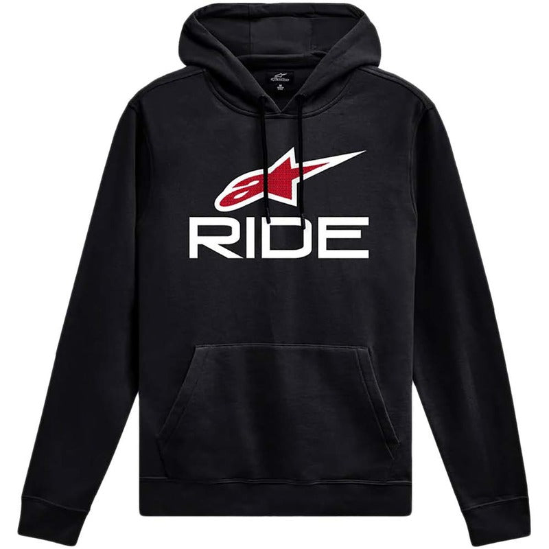 RIDE HOODIE V3 BLACK/WHITE/RED