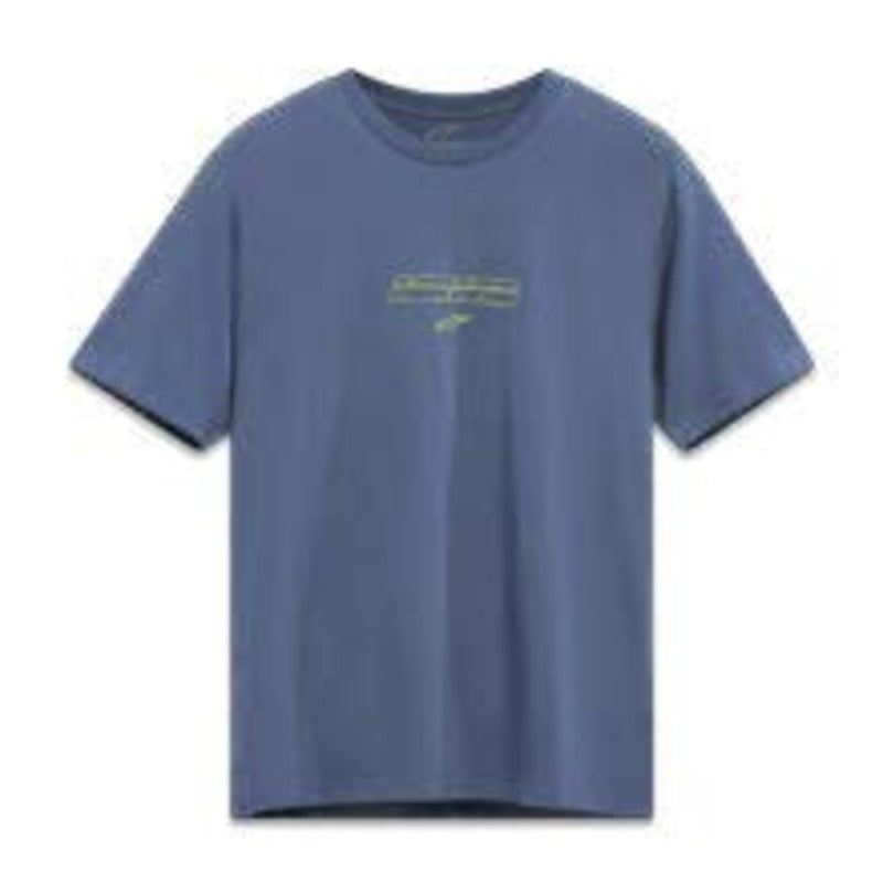 BOLD TYPE BACK CSF SS TEE SLATE BLUE